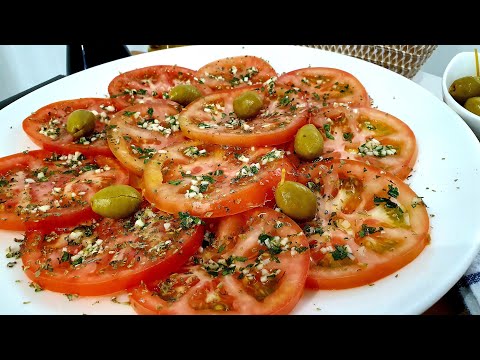 Aliñar tomate crudo