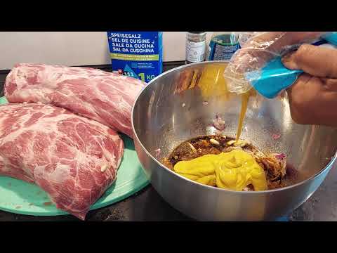 Como adobar carne de cerdo para asar