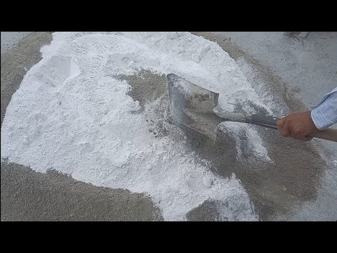 Como preparar cemento con cal y arena