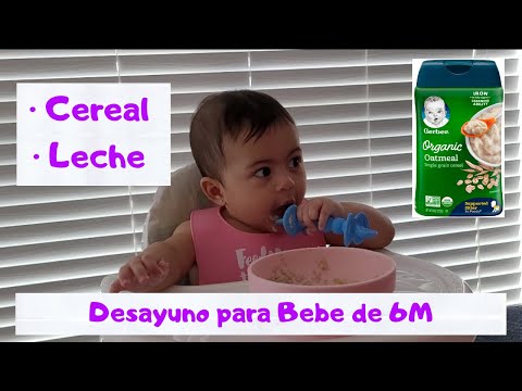 Como preparar cereal para bebe de 6 meses