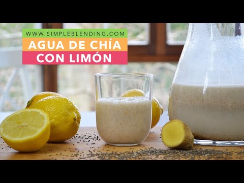 Como preparar chia con limon para bajar de peso