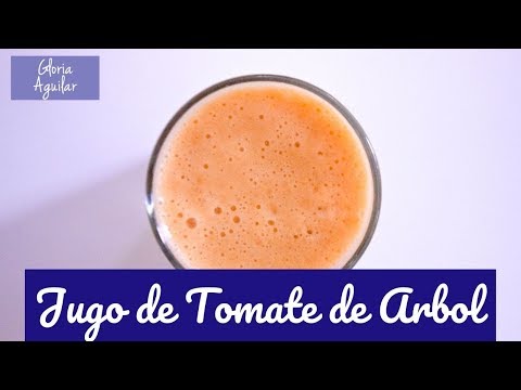 Como preparar el jugo de tomate de arbol