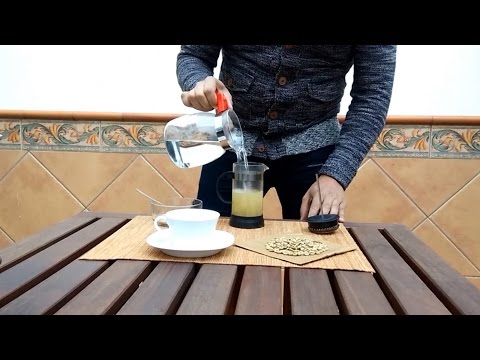 Como preparar infusion de cafe verde en granos