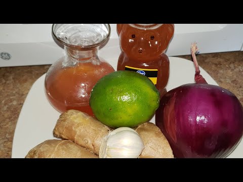 Como preparar jarabe de cebolla miel y limon