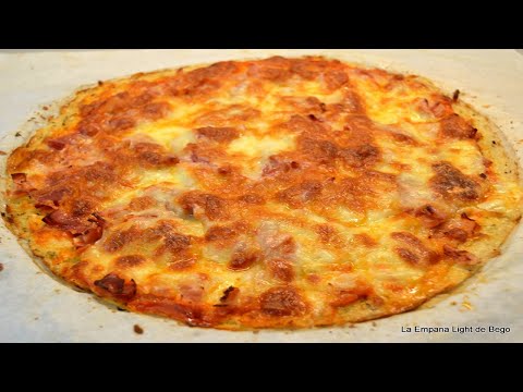 Como preparar masa de pizza de coliflor
