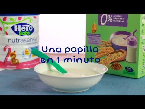 Como preparar papillas de cereales para bebes