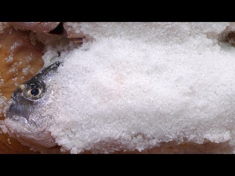 Como preparar pescado a la sal al horno