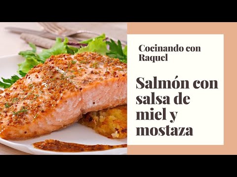 Como preparar salmon al horno con mostaza y miel