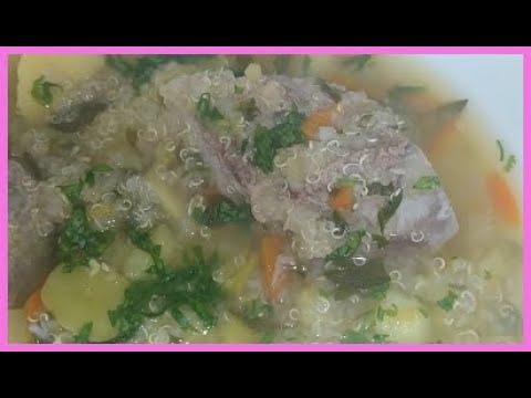 Como preparar sopa de quinua con carne