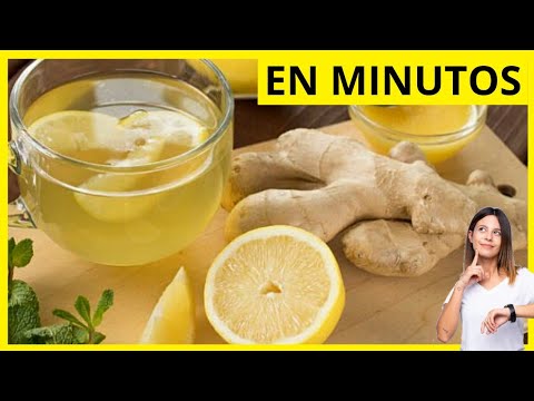 Como preparar te de jengibre con limon