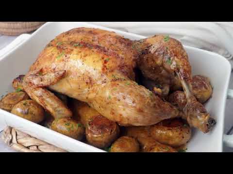 Como preparar un pollo entero al horno
